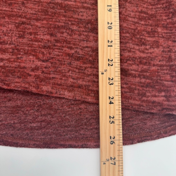Naif Anthropologie Top Women Large Heather Brown Cold Shoulder Long Sleeve Knit - Picture 8 of 8